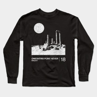 Oneohtrix Point Never / Minimalist Graphic Artwork Design Long Sleeve T-Shirt